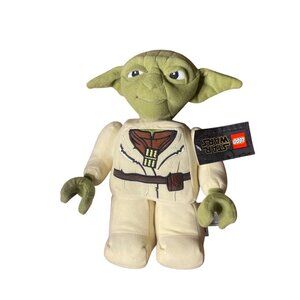 LEGO Star Wars Yoda Holiday Plush Stuffed Toy 12" Green & Beige New with Tag NWT